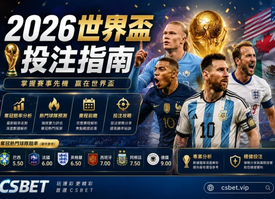 2026世界盃投注指南