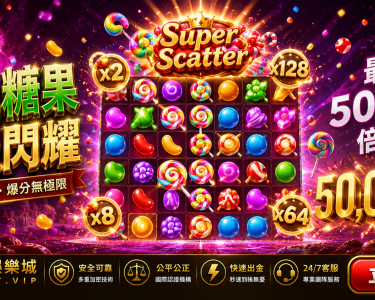極速糖果超級閃耀Sugar Rush Super Scatter老虎機最高50000倍獎勵CSBet