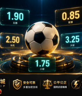 亞洲讓球盤同大小球賠率概念圖
