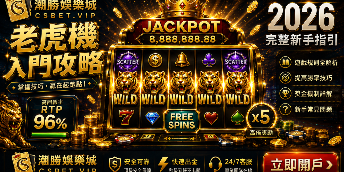 2026老虎機遊戲入門攻 略RTP玩法Wild Scatter Free Spins Jackpot完整介紹CSBet