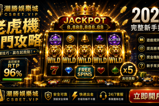 2026老虎機遊戲入門攻 略RTP玩法Wild Scatter Free Spins Jackpot完整介紹CSBet